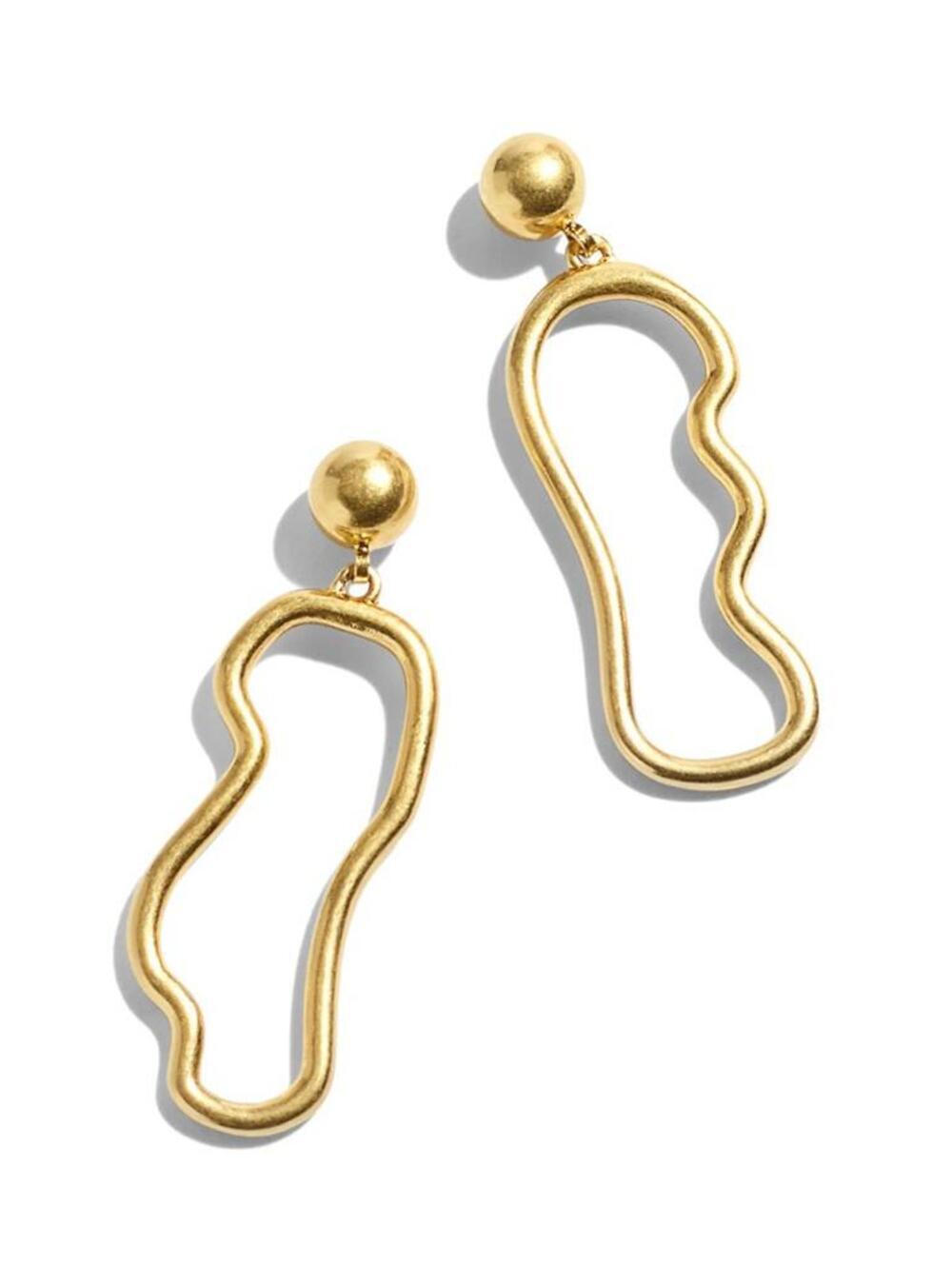 Madewell Wavy Line Drop Earrings